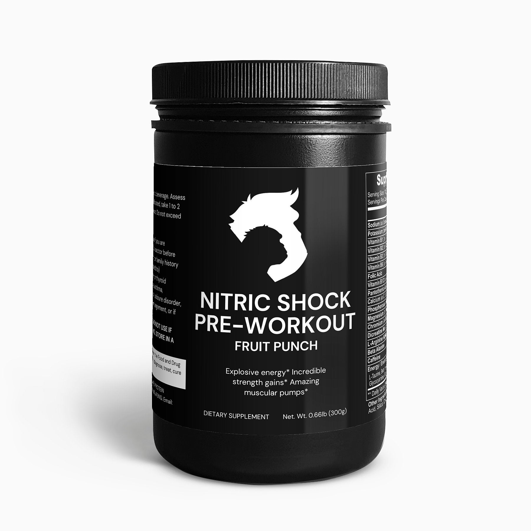 Nitric Shock Pre-Workout Powder (Fruit Punch)